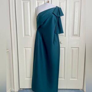 Sachin + Babi Forest Green Bonnie Gown
